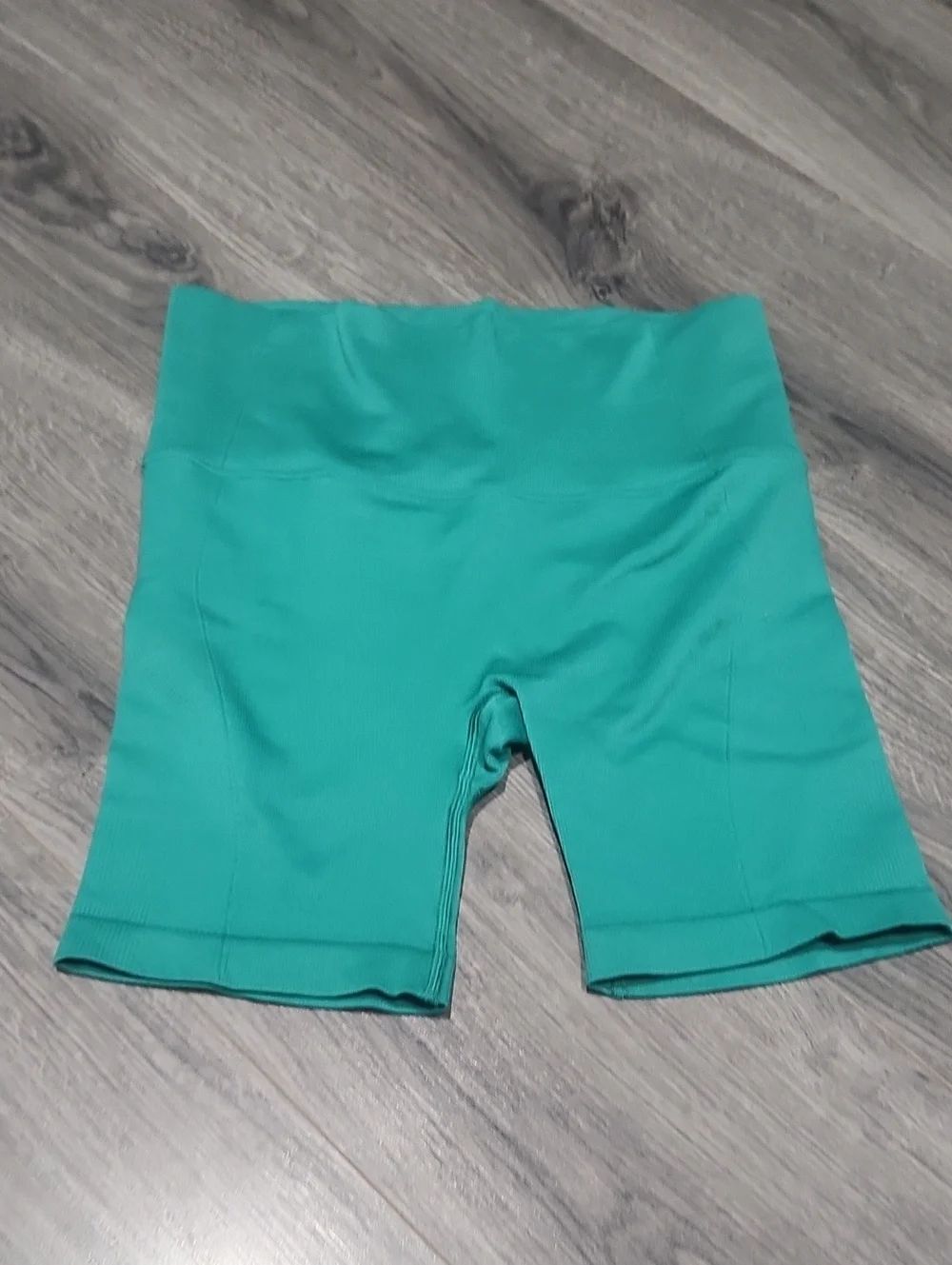 all in motion Teal All In Motion NWOT High-Rise Bike Shorts